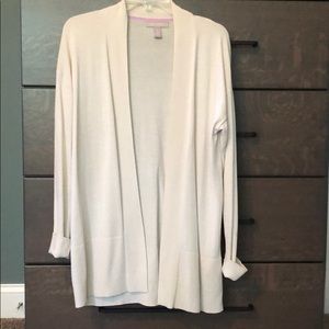 Banana Republic cream cardigan, medium